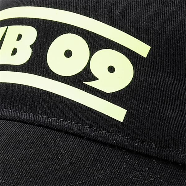 BVB Legacy Baseball Cap, Puma Black-Safety Yellow, extralarge-IND