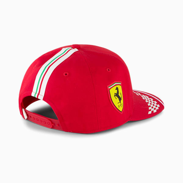 Scuderia Ferrari Carlos Sainz Kids' Replica Cap, Rosso Corsa, extralarge