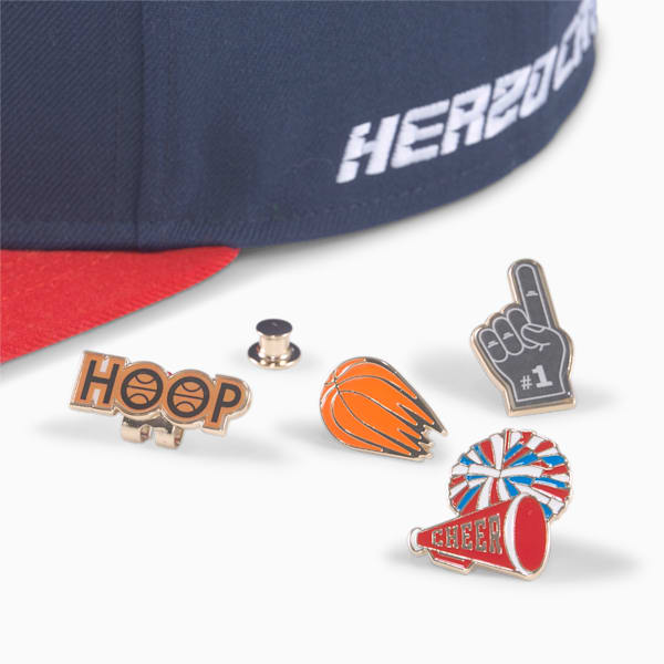 Hometown Heroes Flatbrim Unisex Cap, Peacoat-Puma Red, extralarge-IND