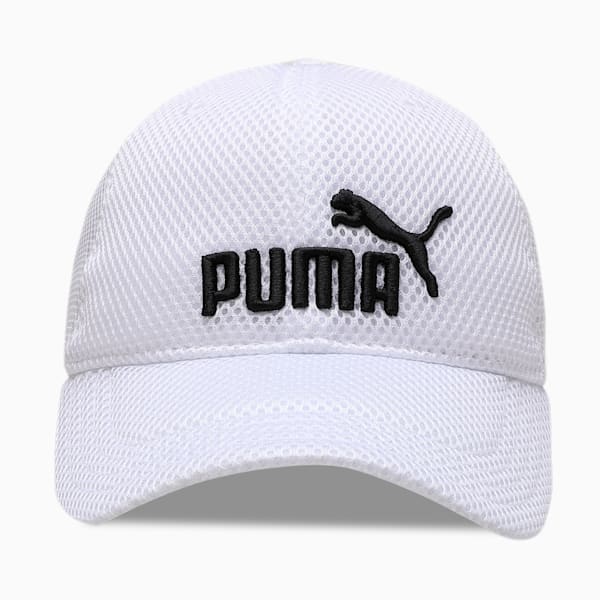 キッズ トレーニング メッシュ キャップ, Puma White-No 1, extralarge-IND