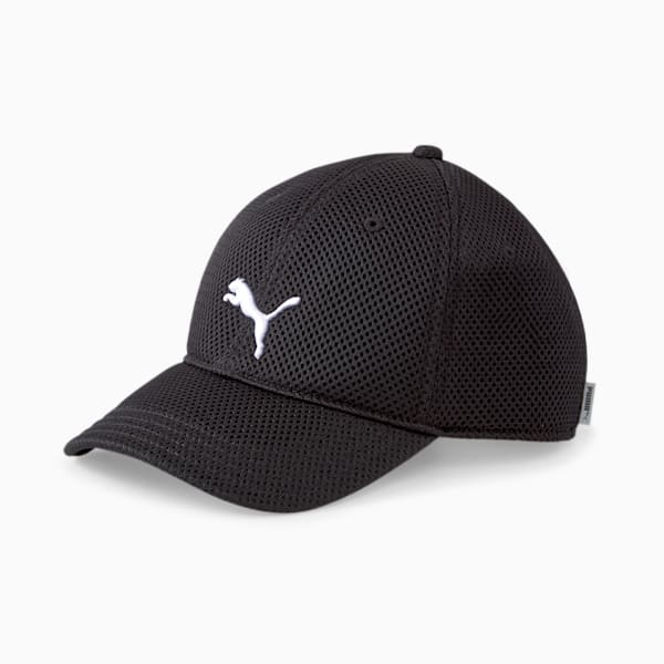 Gorra de malla para running, Puma Black, extralarge