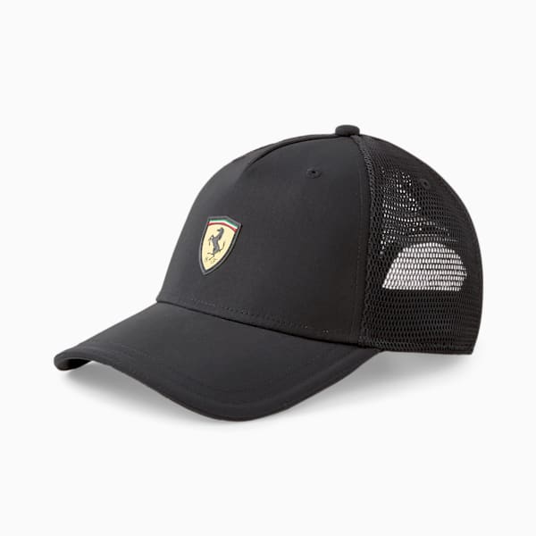 Ferrari SPTWR Race Trucker Cap, Puma Black, extralarge