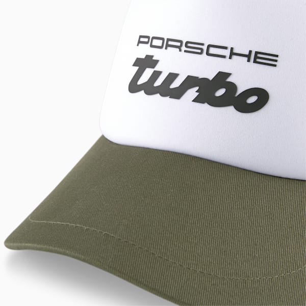 Porsche Legacy Trucker Cap, Moss Green, extralarge