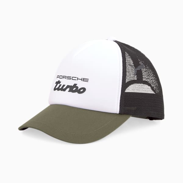 Porsche Legacy Trucker Cap, Moss Green, extralarge