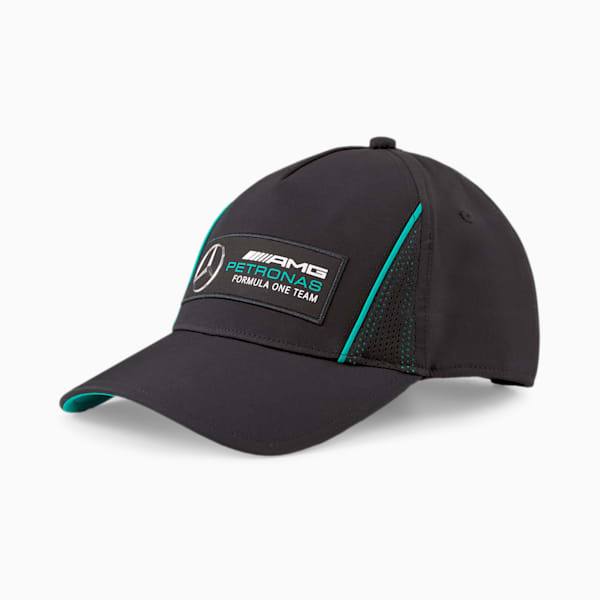 Mercedes AMG Petronas F1 Baseball Cap, Puma Black, extralarge-IND