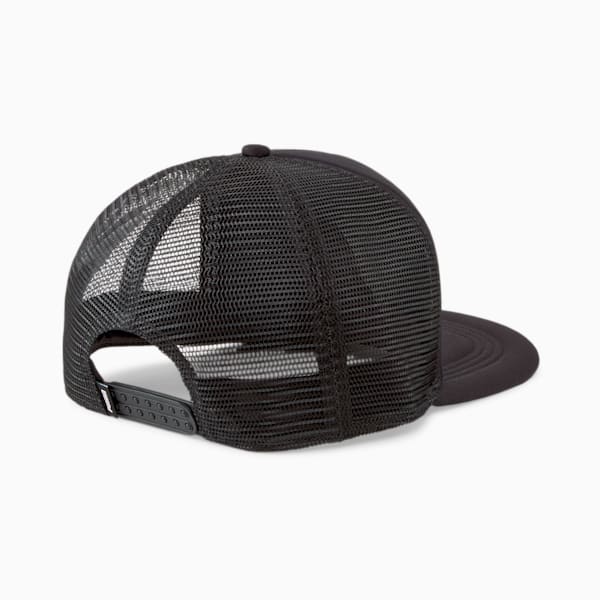 Basketball Unisex Trucker Cap, Puma Black-Puma Black, extralarge-IND