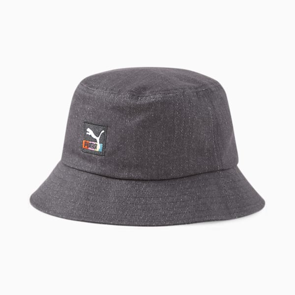 Bucket Hat, Puma Black-denim, extralarge