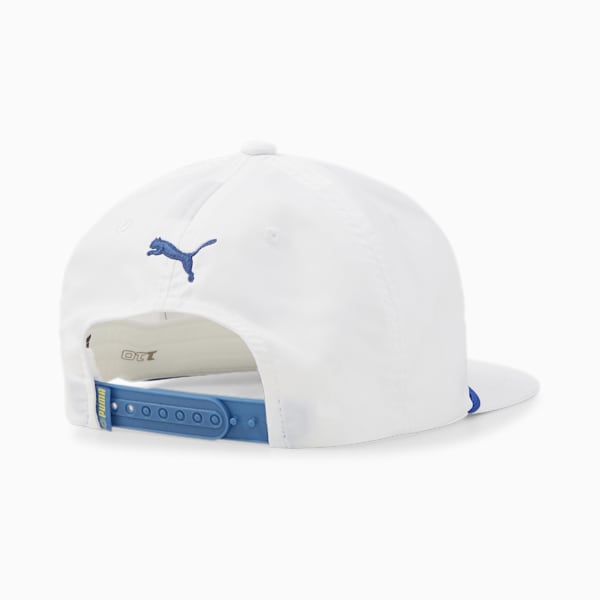 Pollination Rope Men's Golf Cap, Bright White-Bright Cobalt, extralarge-IND