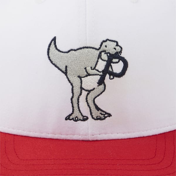 Dino-Mite Youth Golf Cap, Bright White-Ski Patrol, extralarge-IND