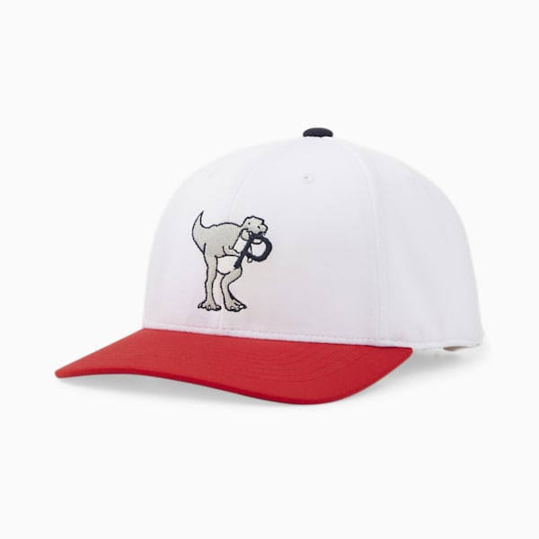 Dino-Mite Youth Golf Cap, Bright White-Ski Patrol, extralarge-IND