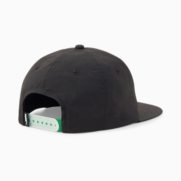 ユニセックス PUMA x BUTTER GOODS フラットブリム キャップ, Puma Black-Amazon Green, extralarge-JPN