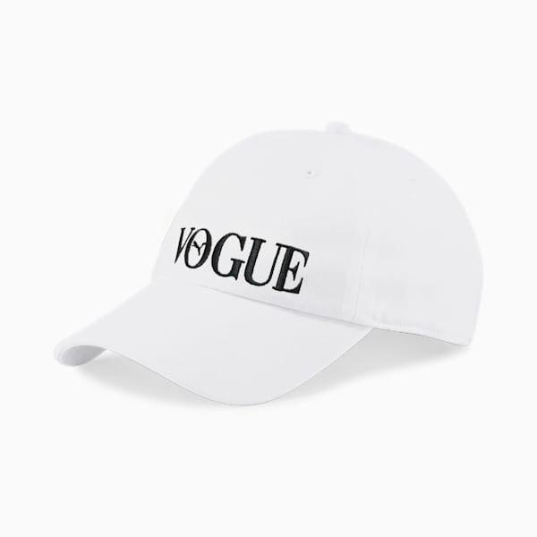 PUMA x VOGUE Women's Baseball Hat, Puma White, extralarge