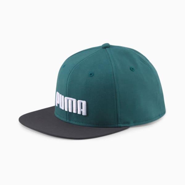 Flat Brim Cap, Varsity Green-Puma Black, extralarge