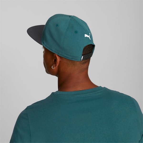 Flat Brim Cap, Varsity Green-Puma Black, extralarge