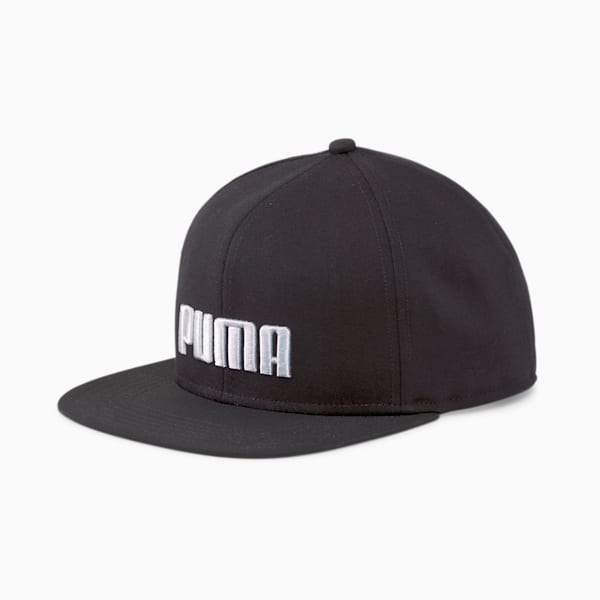 Flat Brim Cap JR, Puma Black-Gray Violet, extralarge