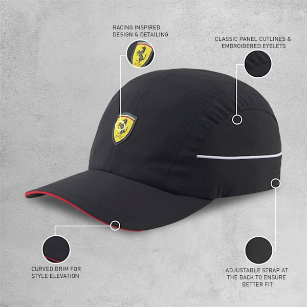 Scuderia Ferrari SPTWR Statement Baseball Cap, Puma Black