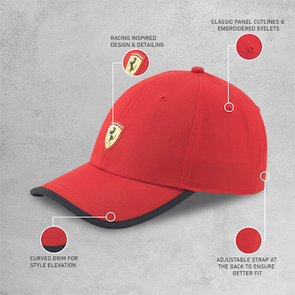 Scuderia Ferrari SPTWR Race Cap, Rosso Corsa, extralarge-IND