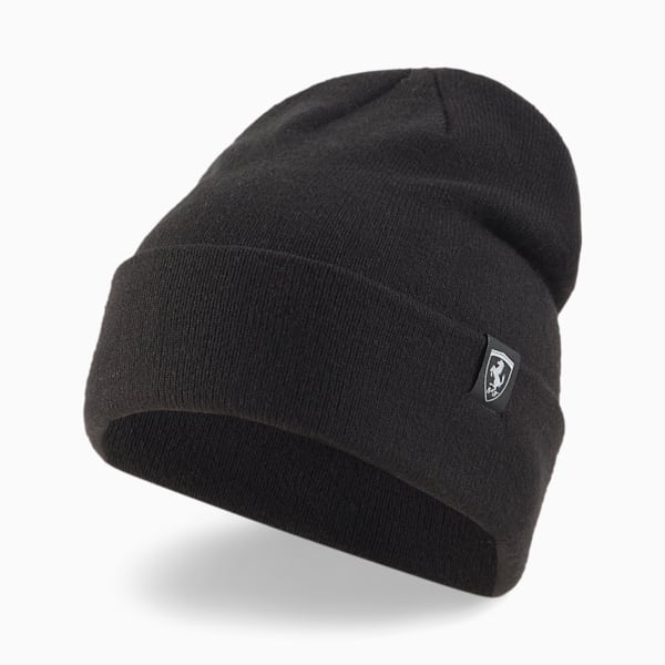 Ferrari SPTWR Style Unisex Beanie, Puma Black, extralarge-IND