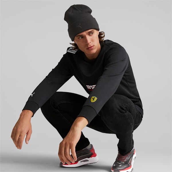 Ferrari SPTWR Style Beanie, Puma Black, extralarge-IND