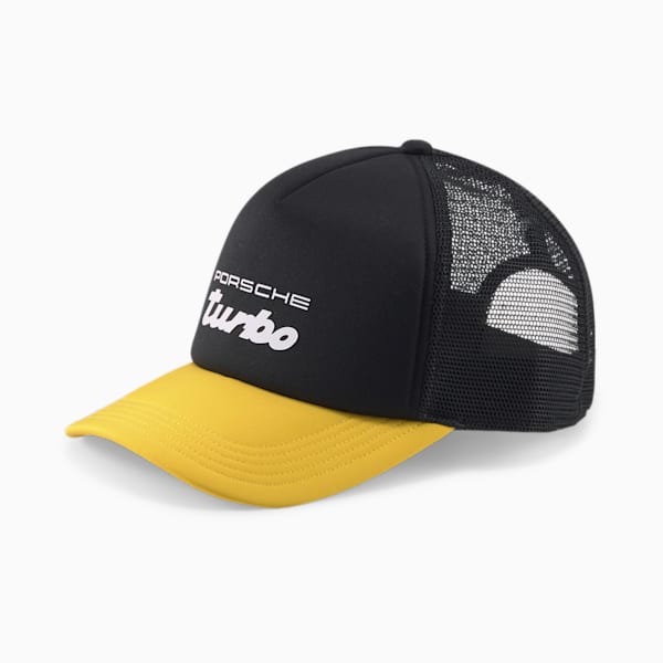 Porsche Legacy Motorsport Trucker Hat, Puma Black, extralarge