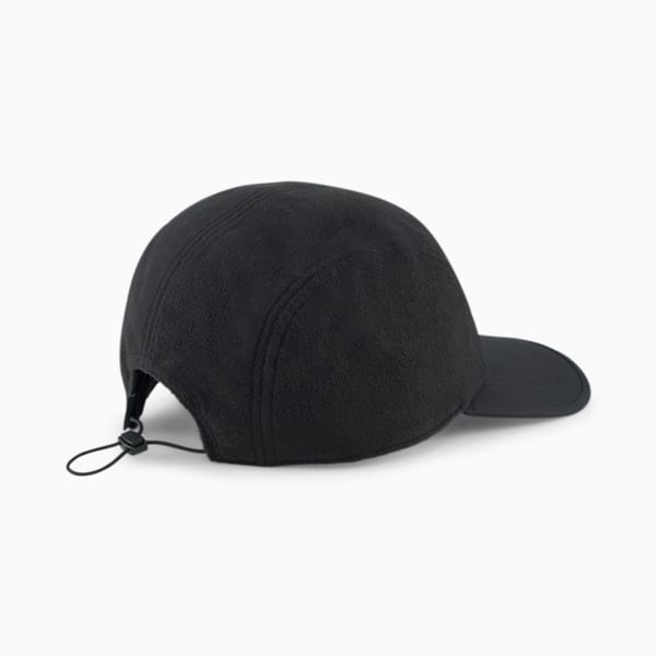 Fleece Five-Panel Hat, Puma Black, extralarge