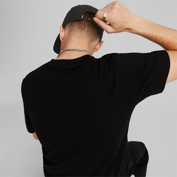 Fleece Five-Panel Hat, Puma Black
