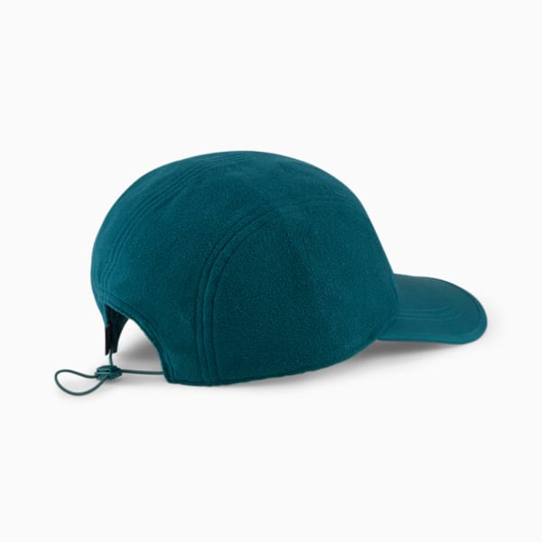 Fleece Five-Panel Hat, Varsity Green, extralarge