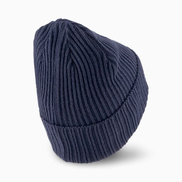 Classic Cuff Ribbed Beanie, Peacoat, extralarge