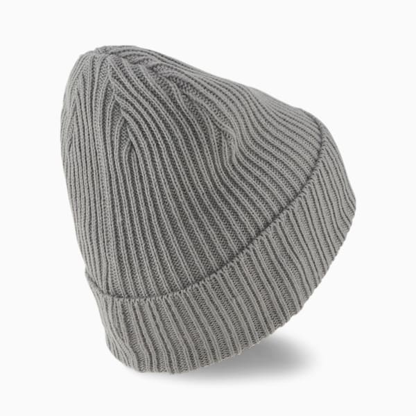 Classic Cuff Ribbed Beanie, Smoked Pearl, extralarge