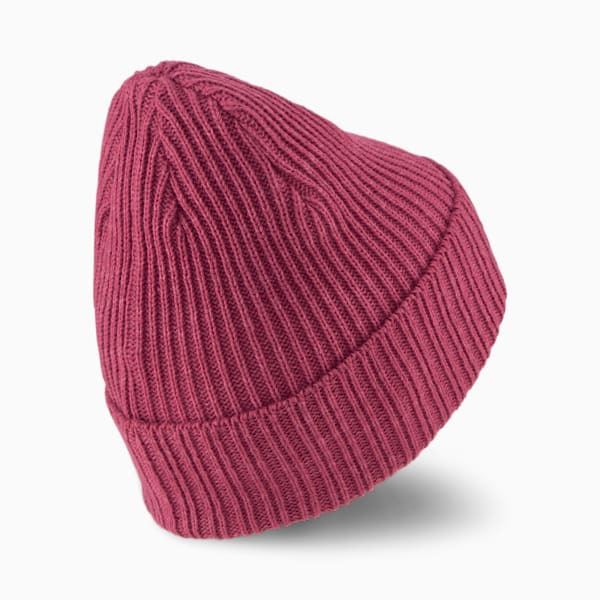 Classic Cuff Ribbed Beanie, Dusty Orchid