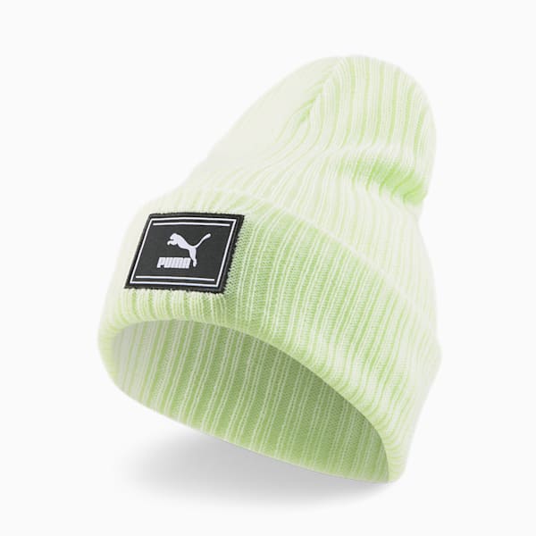 Gorro de lana Cuff Trend para mujer, Pistachio-Dare to, extralarge
