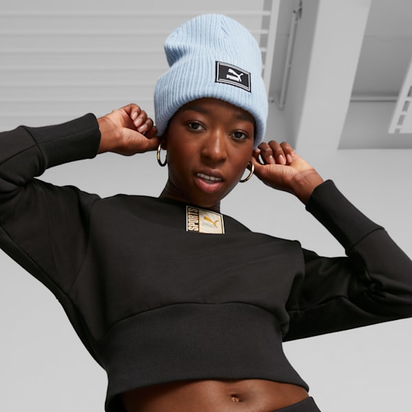 Cuff Trend Beanie Women, Icy Blue, extralarge-GBR