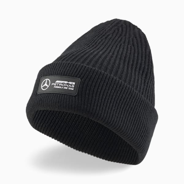 Mercedes AMG Petronas Motorsport F1 Beanie, Puma Black, extralarge-IND