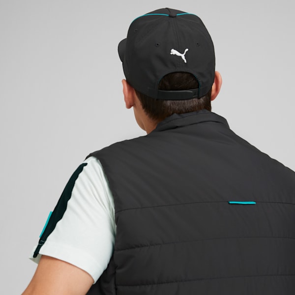 Mercedes-AMG Petronas Motorsport F1 Flat Brim Hat, Puma Black, extralarge