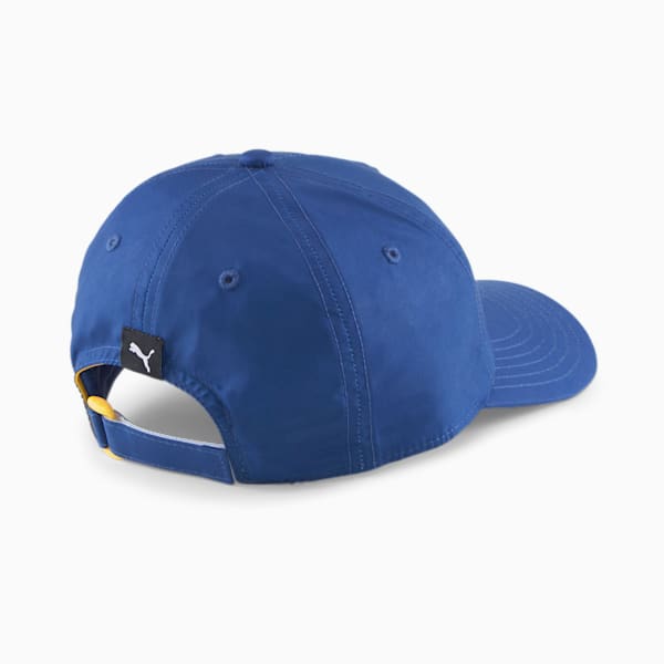 Gorra de paneles plisados Small World para niños, Blazing Blue, extralarge