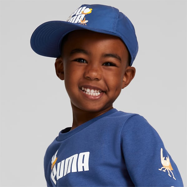 Small World Pinch Panel Kid's Cap, Blazing Blue, extralarge-IND