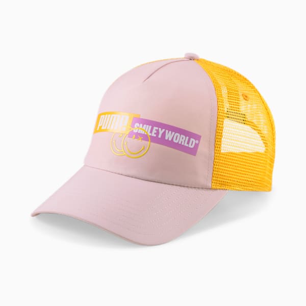 Gorra PUMA x SMILEYWORLD para jóvenes, Rose Quartz, extralarge