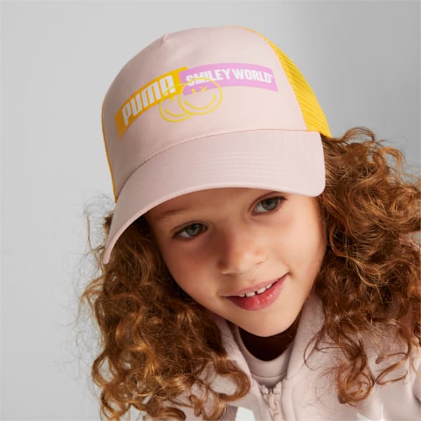 PUMA x SMILEYWORLD Kids' Hat, Rose Quartz, extralarge