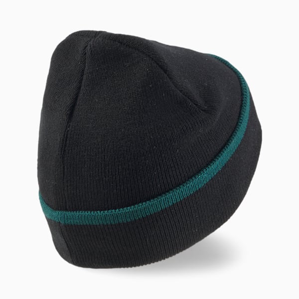 PUMA x SMILEYWORLD Kids' Cuffless Beanie, Puma Black, extralarge