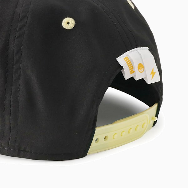 キッズ PUMA x POKEMON フラットブリム キャップ, Puma Black-Pale Lemon