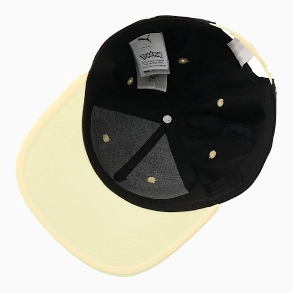 キッズ PUMA x POKEMON フラットブリム キャップ, Puma Black-Pale Lemon