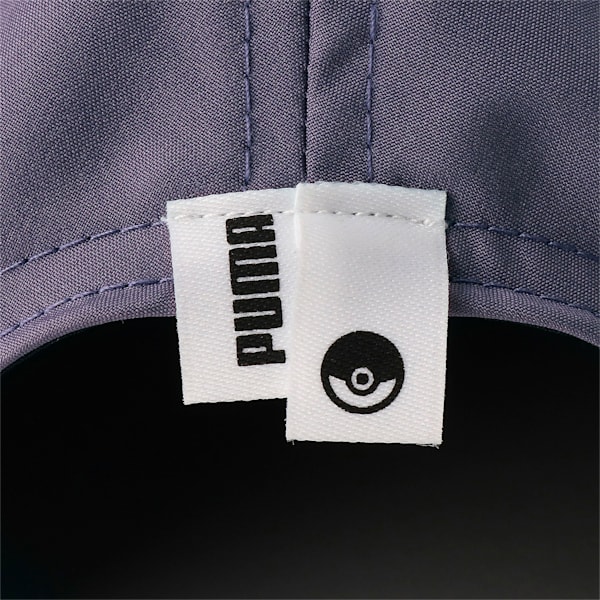 キッズ PUMA x POKEMON フラットブリム キャップ, Purple Charcoal-Light Aqua