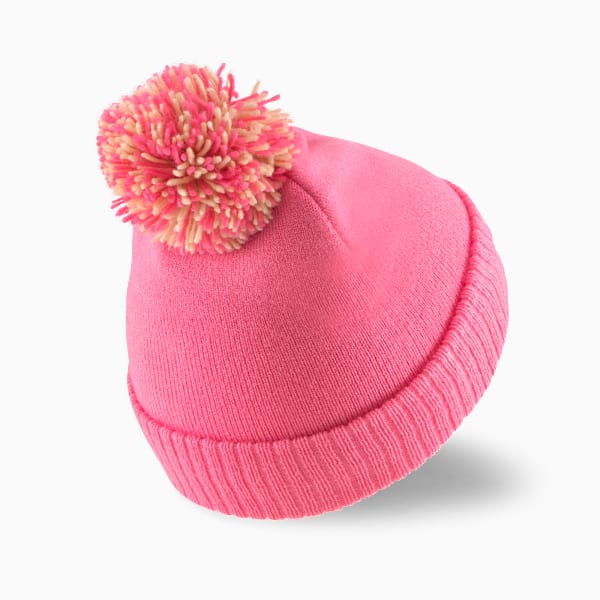 Gorro de invierno juvenil Small World Pom-Pom, Sunset Pink, extralarge