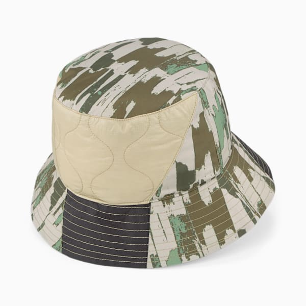PUMA x MARKET Bucket Hat, Pristine-Phantom Black-AOP, extralarge
