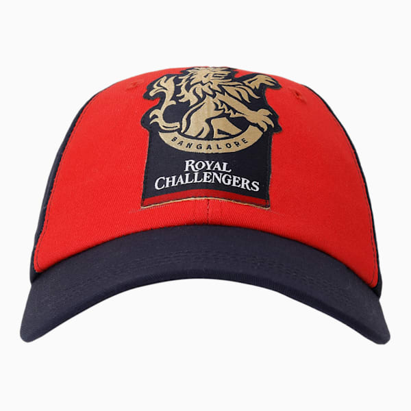 Royal Challengers Bangalore  Fanwear  Stylized Cap, Flame Scarlet-Navy Blazer