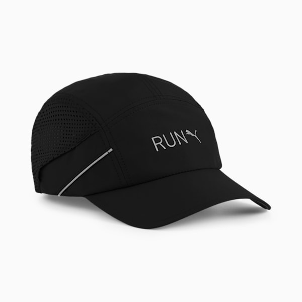 Gorra liviana para correr, Puma Black, extralarge