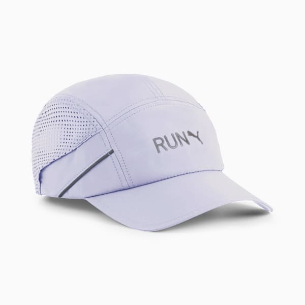 Gorra liviana para correr, Puma White, extralarge