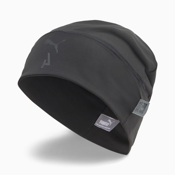 SEASONS Running Beanie, Puma Black, extralarge