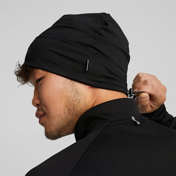 SEASONS Running Beanie, Puma Black, extralarge