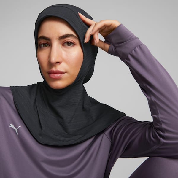 Sports Hijab, Puma Black, extralarge